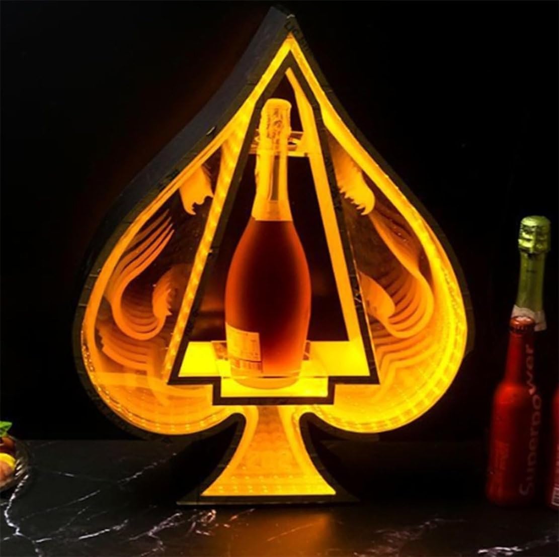 Amazon.co.jp: LEDシャンパンボトルプレゼンター、VIPサービスボトル