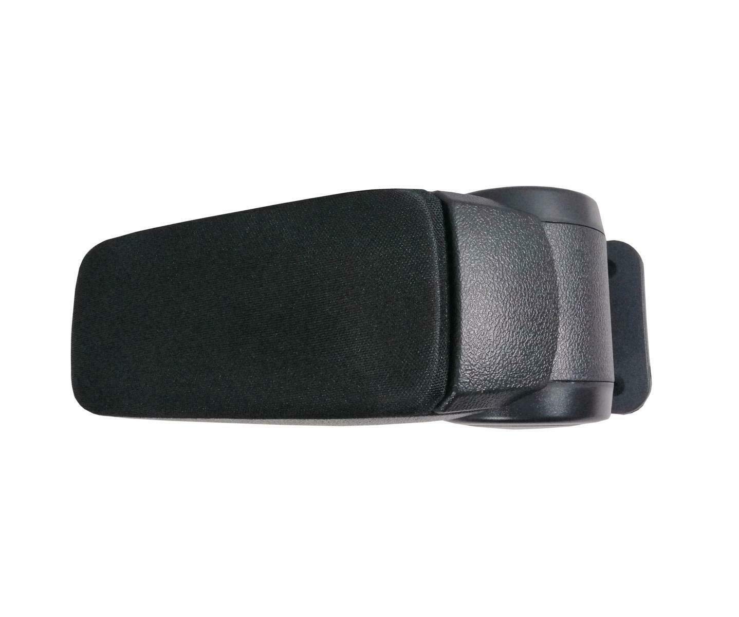 Bracciolo Auto Centrale Nero Automobile Appoggio Poggia Braccio Set Di Montaggio Tessuto Compatibile con Ford Fiesta VI Mk7 2008+
