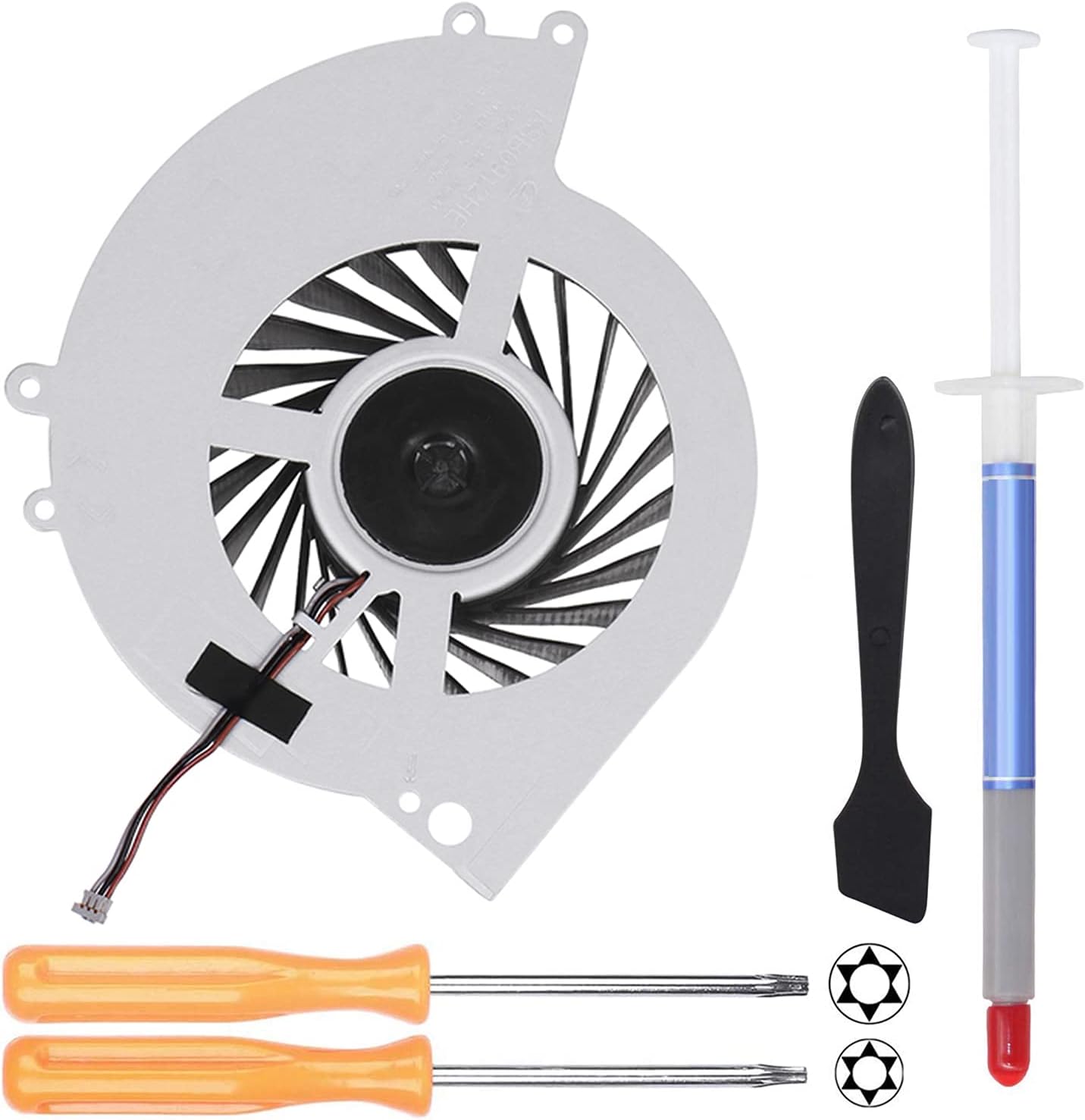 YEECHUN Replacement Internal CPU Cooling Fan for Sony PlayStation 4 PS4 CUH-1001A 500GB KSB0912HE Series + Tool Kit