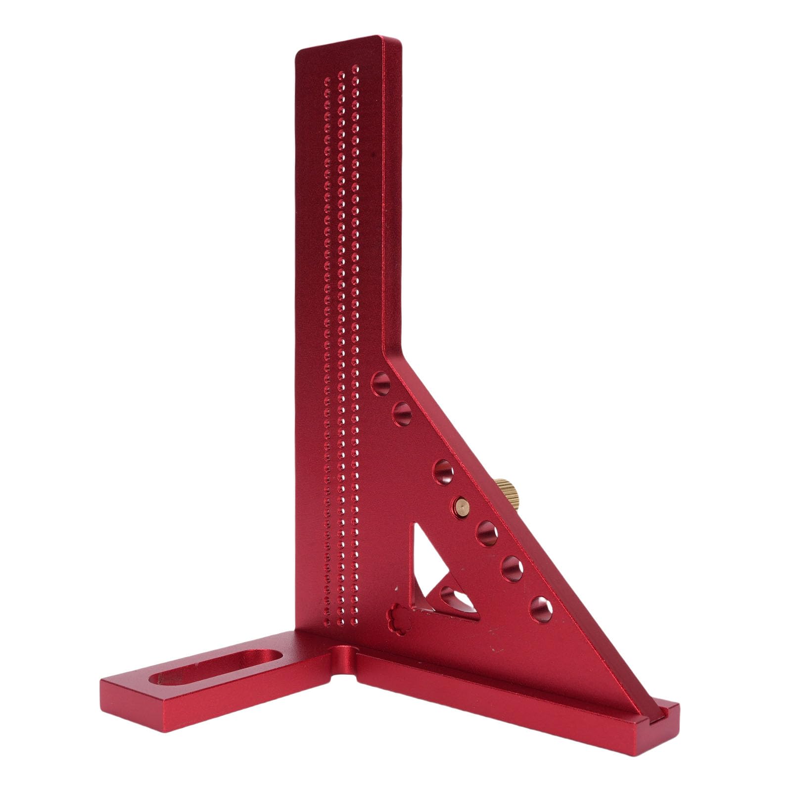 Righello di Misurazione Multiangolo 3D, Goniometro Quadrato Regolabile per la Lavorazione del Legno 0-180°, Righello Triangolare in Lega di Alluminio, Strumento di Layout Ad Alta Precisione