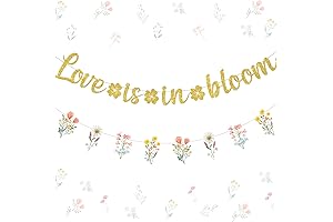 Love Is in Bloom Floral Flower Bridal Shower Decorations Banner
