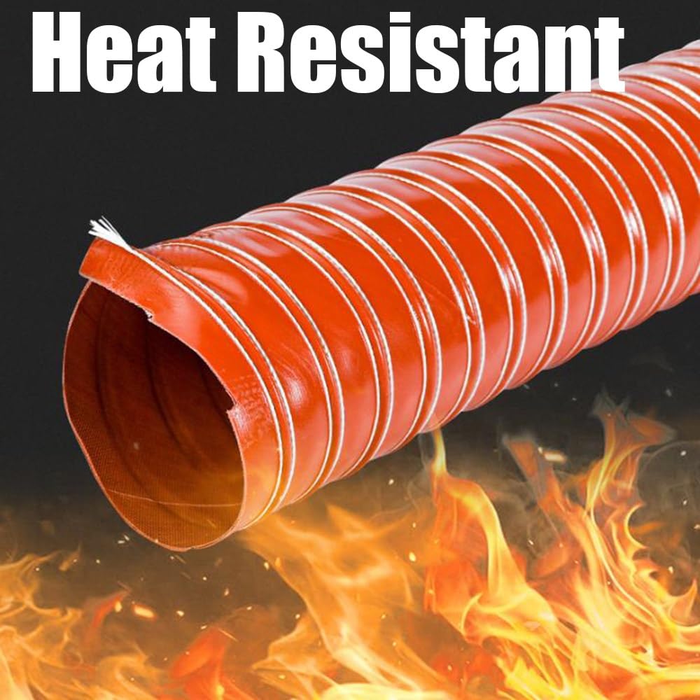 Manguera De Admisión De Aire De Alta Temperatura De Silicona De 25mm 51mm 76mm 89mm 127mm Para Expansión De Gases De Combustión Industriales(70mm(2 3/4"))