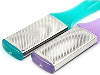 Vista 4 de ROSENICE Rascador de pie de pedicura de doble cara de acero inoxidable 2 piezas (color al azar)