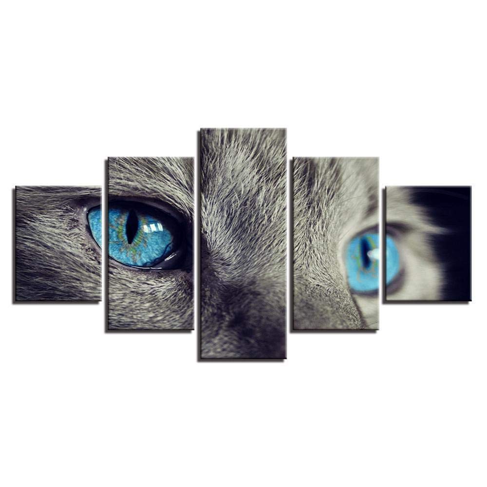 Toile murale rouge Blue Eyes sublimez le design de votre mur de canapé