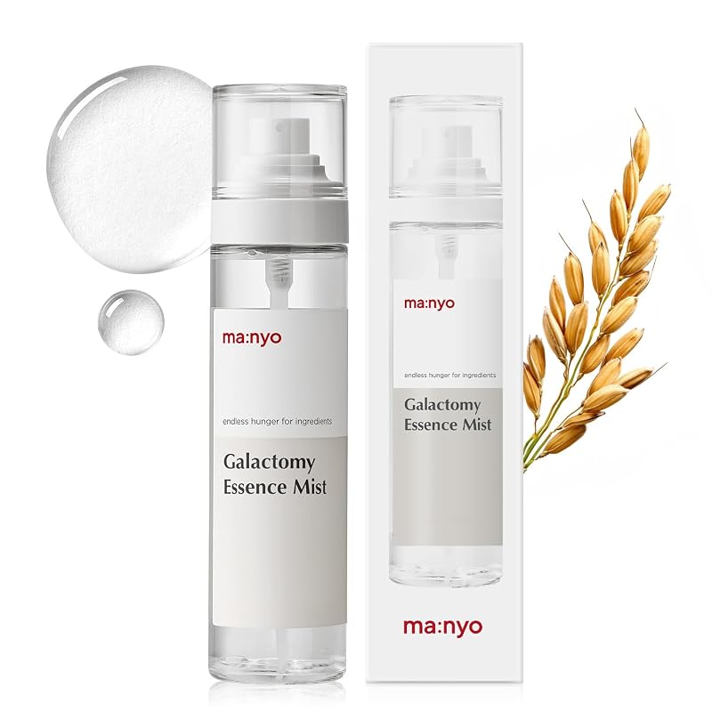 Bruma facial MA:NYO Galactomy Essence Mist com niacinamida, 120 mL