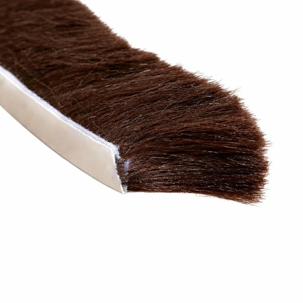 3.0Meters Brush Strip Self Adhesive Door Window Sealing Home Window Sound Insulation Seal Film Door Swal Weather Strip-9x23 brown-5M