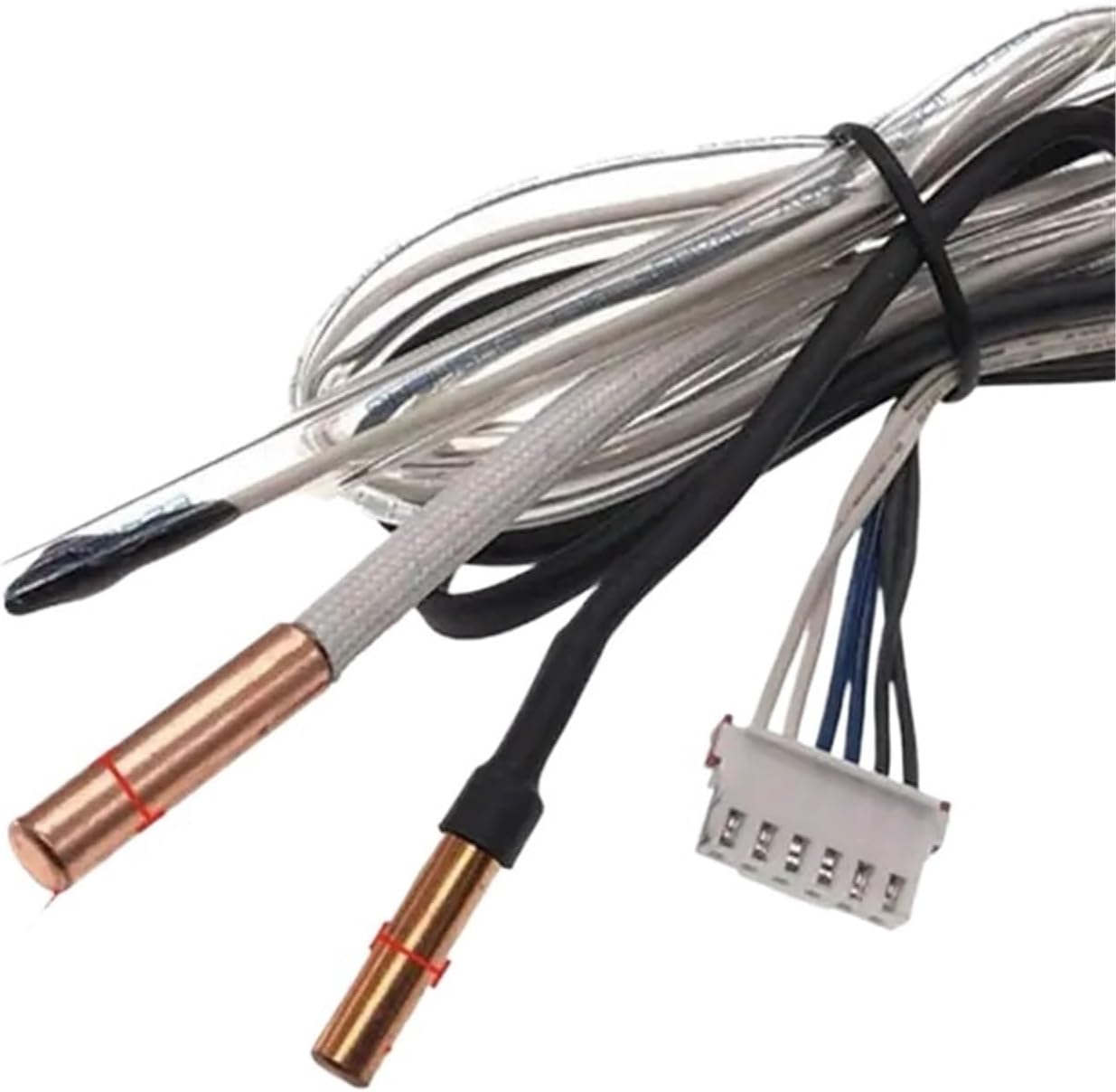 for AUX Variable Frequency air Conditioner Internal Mounted Temperature Sensor Outdoor Unit Temperature Sensing Probe 15K20K50K(External Machine)