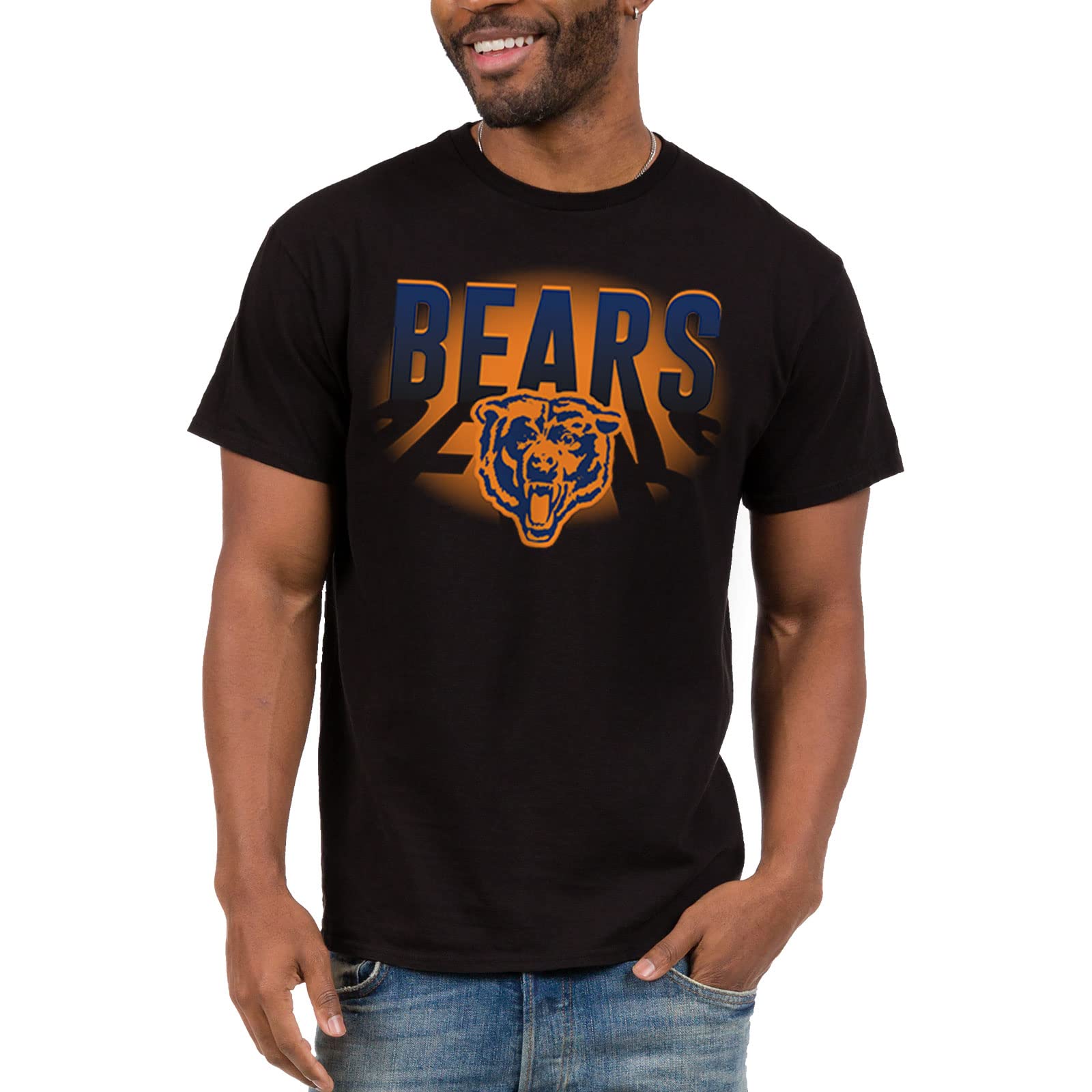 Junk FoodClothing x NFL - Chicago Bears - Team Spotlight - Short Sleeve Fan Shirt for Men and Women