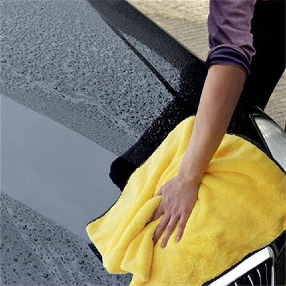 Asciugamano per autolavaggio 90x60cm Panno per asciugatura super assorbente Asciugamano in microfibra per autolavaggio Pulizia dell'auto Asciugamano per asciugatura di grandi dimensioni per la cura