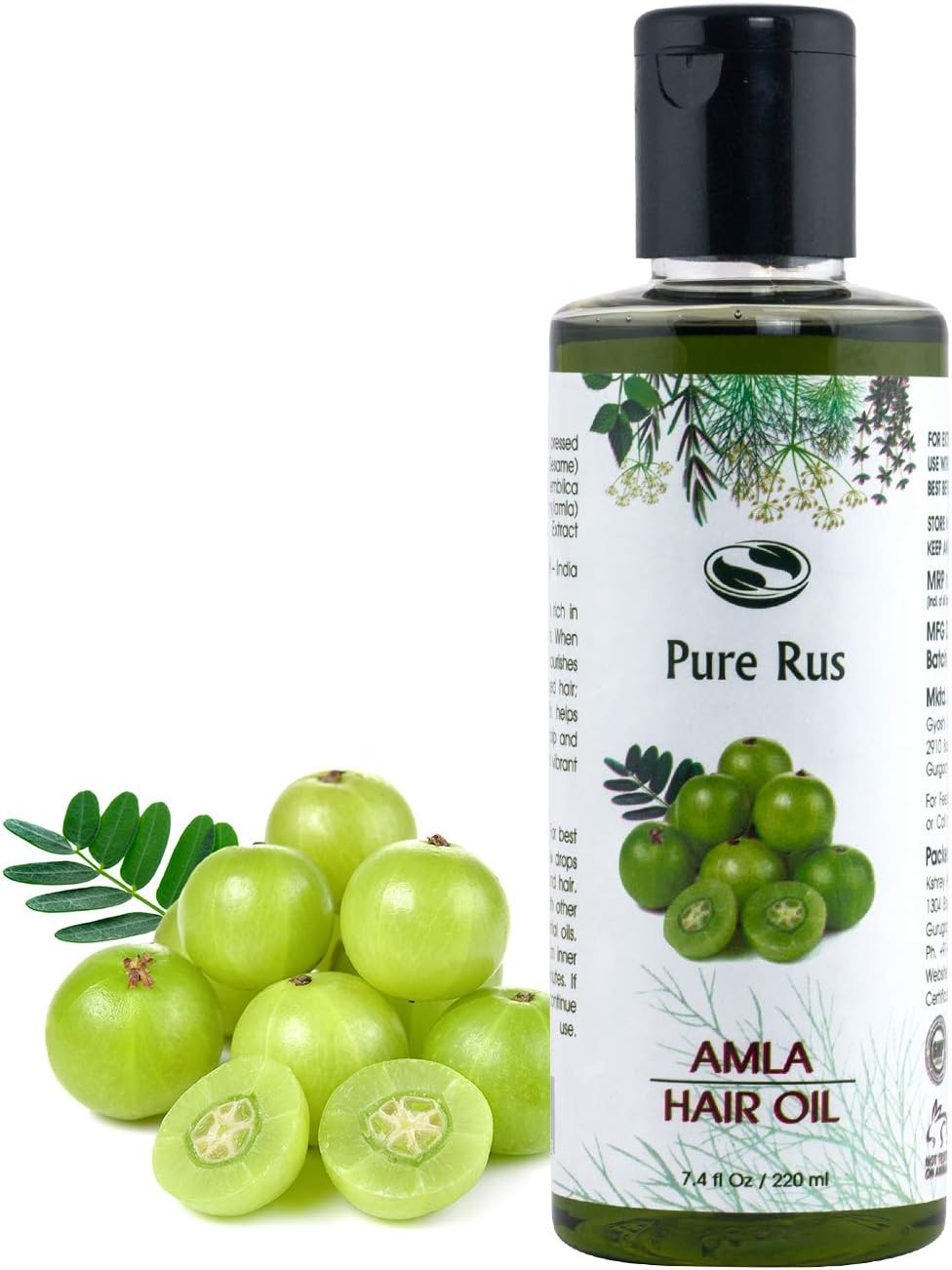 Pure Rus Amla Oil for Hair, 220ml