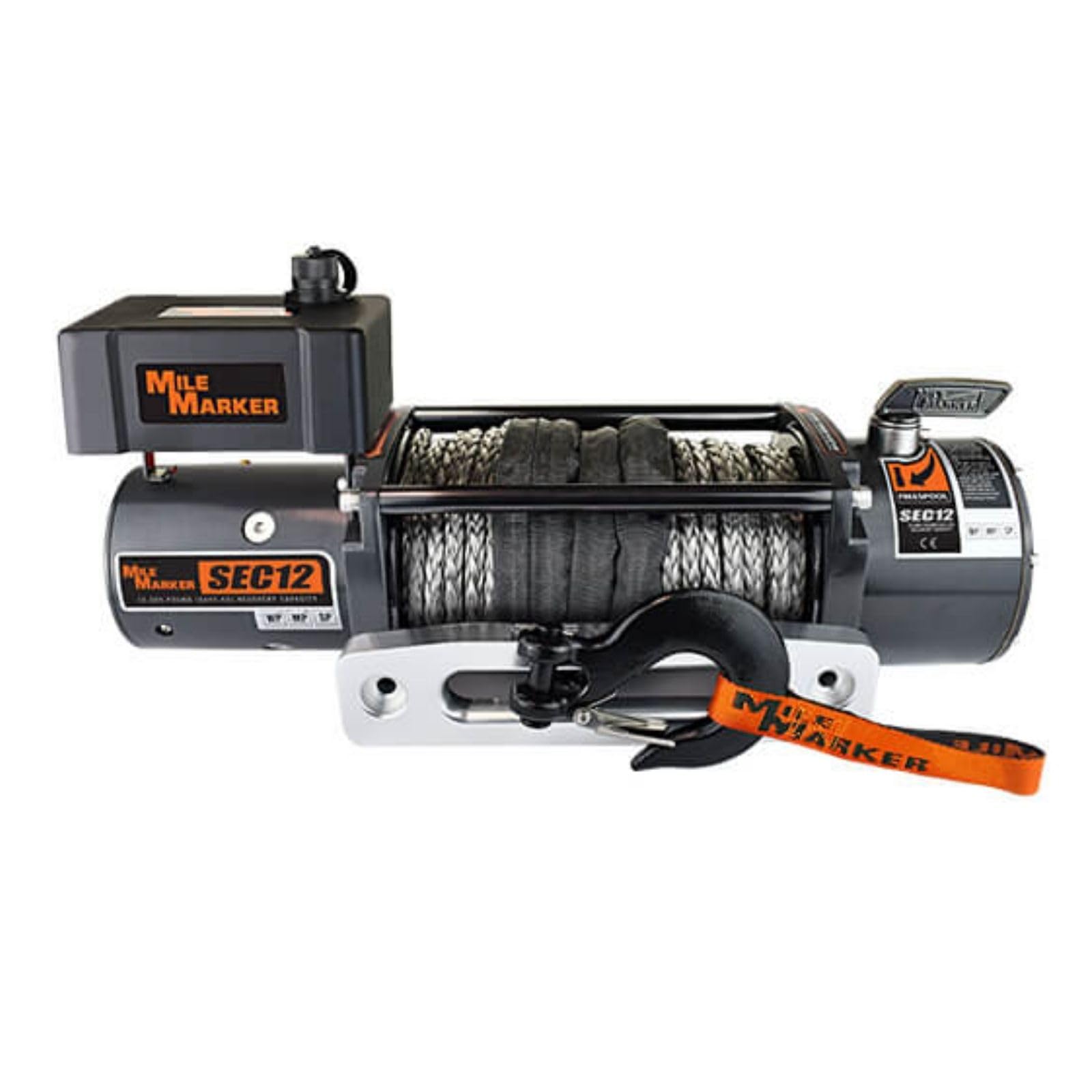 Amazon.com: Mile Marker 76-53251BW Winch SEC 12 | 3/8” x 92