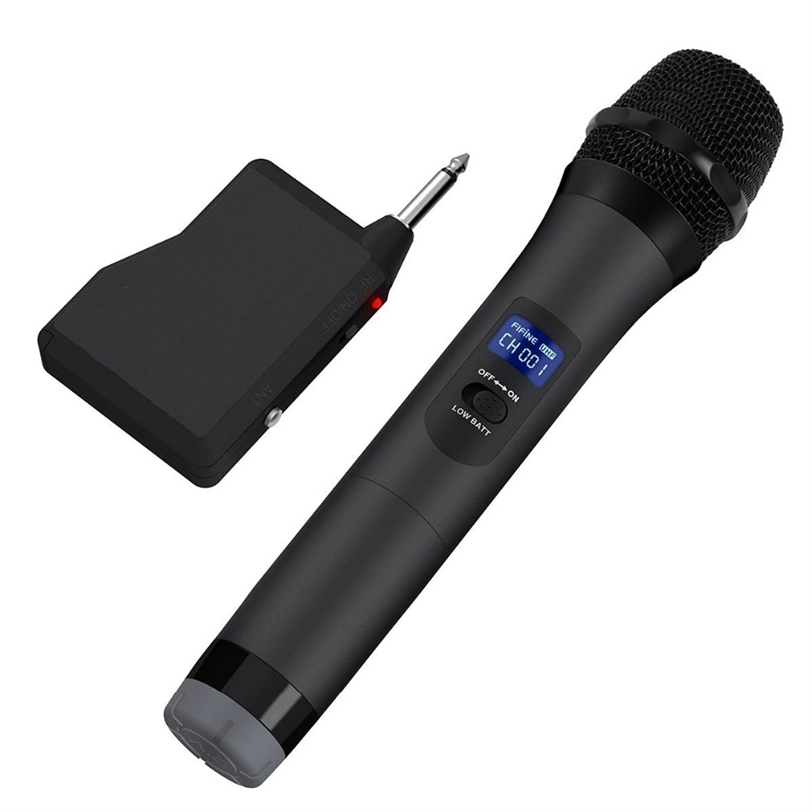 guoqunshop magic sing karaoke Professional dynamic microphone UHF Wireless mic System for Outdoor part small stage Bar Live Show Family ktv with Handheld Microphone Receiver toddler microphone