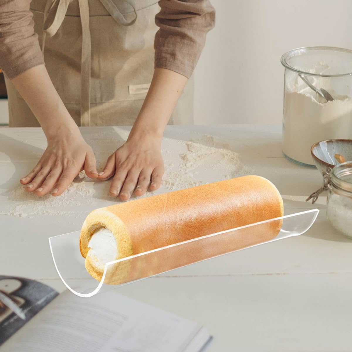 Acrylic Cake Roll Mold U-Shaped Cake Roll Baking Mold