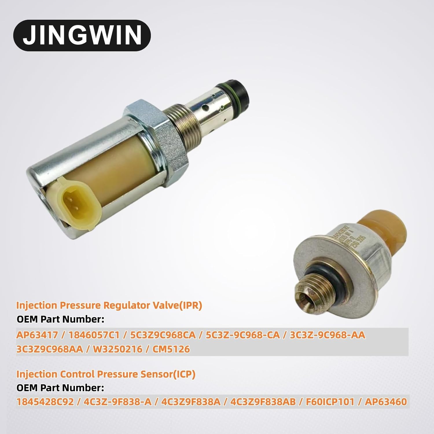 5C3Z9C968CA IPR Valve Injector Pressure Regulator and ICP Control Sensor 1845428C92 for 2003-2010 F0rd Super Duty F250 F350 F450 F550 E350 E450 Excursion 6.0L Powerstroke 5C3Z-9C968-CA,3C3Z9C968AA