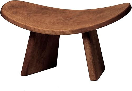 Miniatura 9 de Banco de meditación IKUKO Original, versión portátil con bolsa, asiento ergonómico de madera hecho a mano local, prana yoga, 2 colores, 3 tamaños de