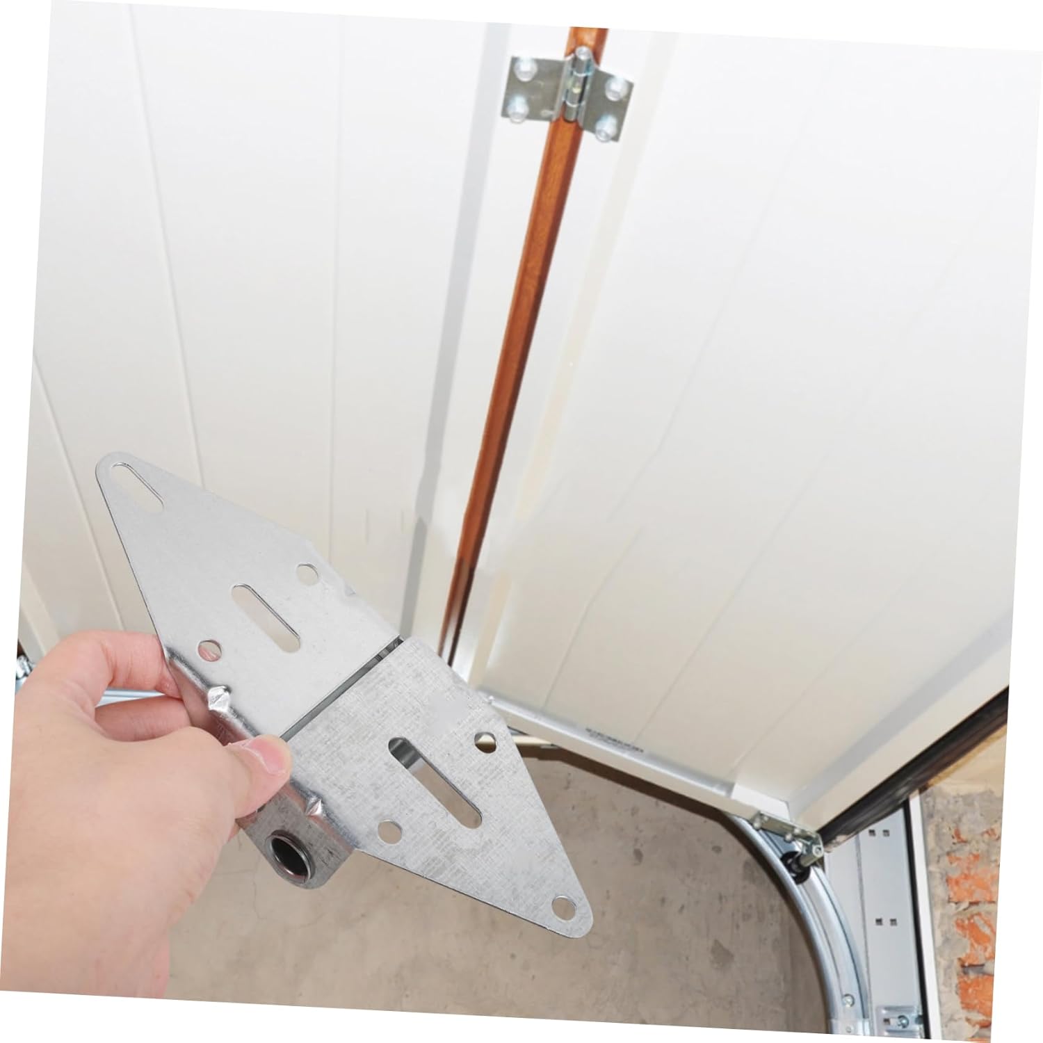 6pcs Garage Door Hinge Accessory Easy Install Hinge for Home Residential Door Closer Replacement Parts