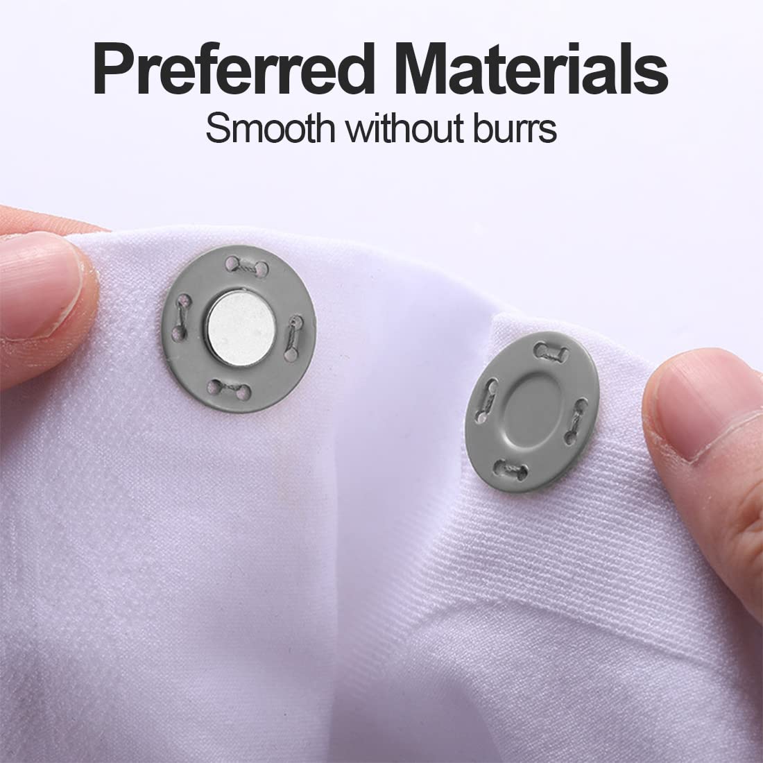 10 Bottoni Magnetici Per Cucito - Chiusure Magnetiche Per Borse E Abbigliamento | Design Floreale - Foto 3