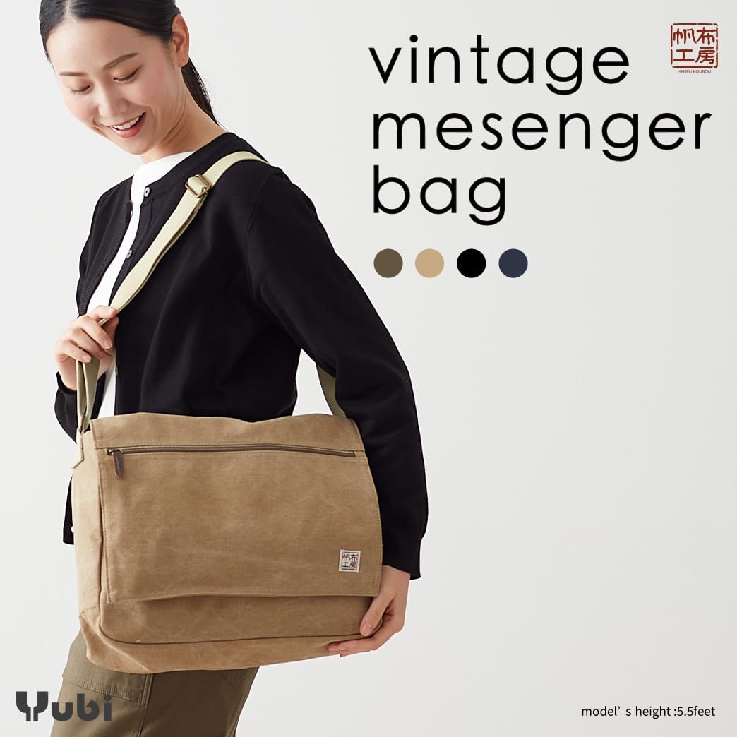 HANPU KOUBOU Shoulder Bag Messenger Bag Men Ladies Canvas Shoulder Laptop bag crossbody Diagonal 3X81