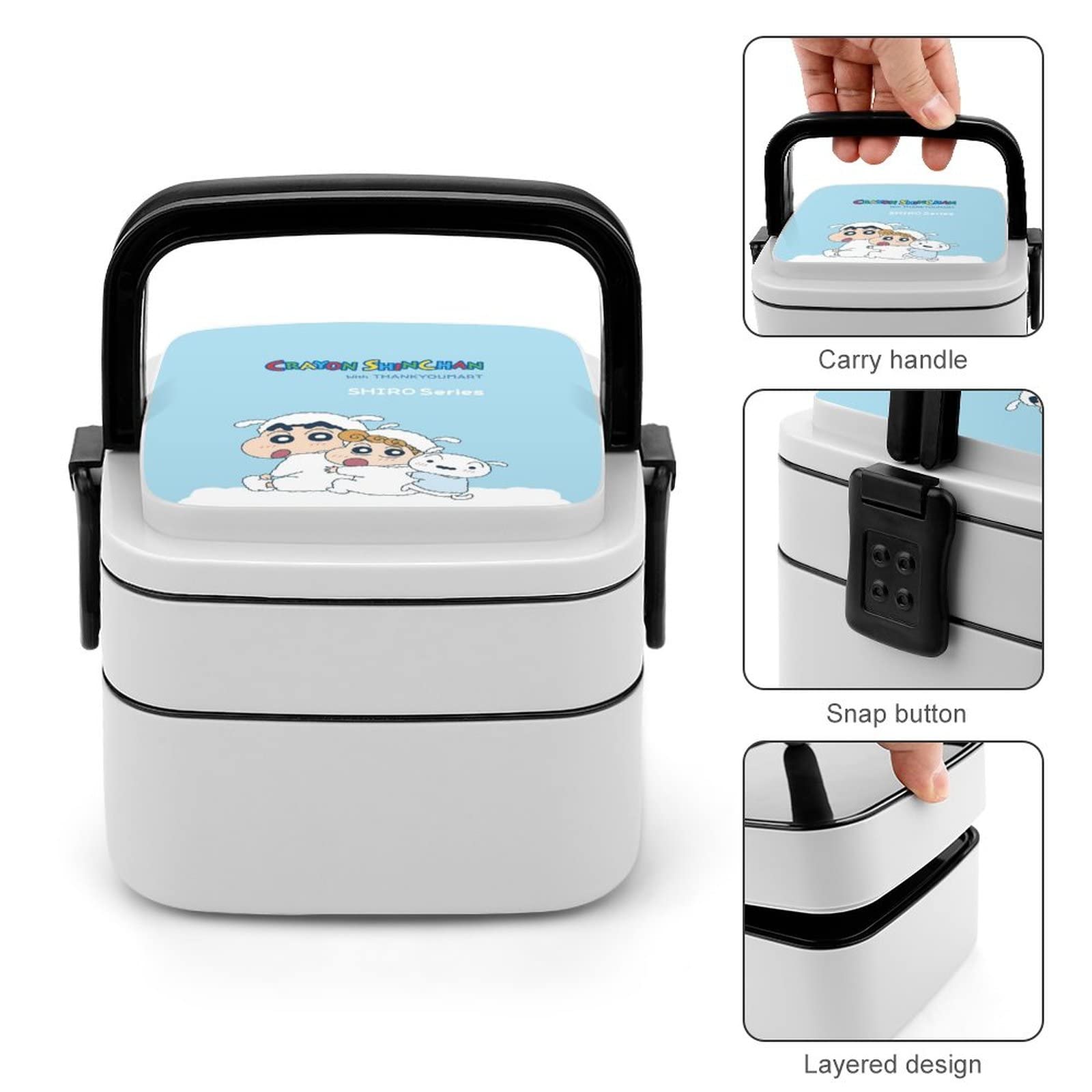 Amazon | クレヨンしんちゃん 弁当箱 ランチボックス 二段 抗菌 お弁当