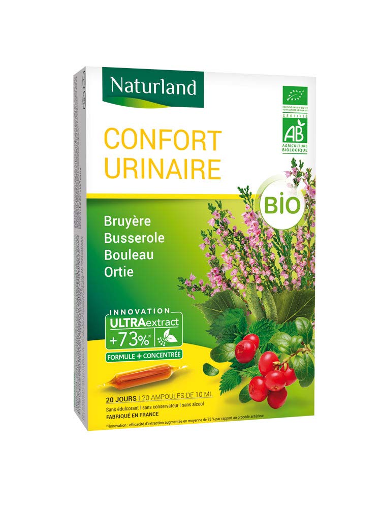 Naturland Organic Urinary Comfort 20 Drinkable Phials of 10ml