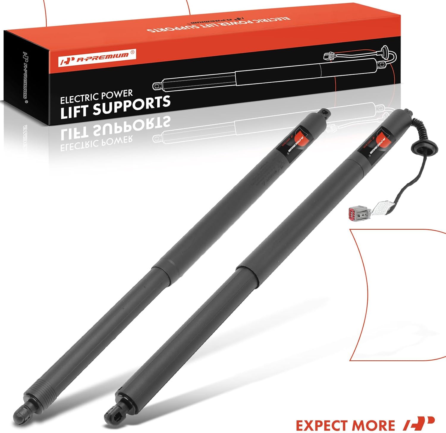 A-Premium Rear Tailgate Power Lift Support Shock Struts Compatible with Ford Escape 2013-2019, Sport Utility Replace# CJ54S402A55AD, CJ5Z78406A10B, 2-PC Set
