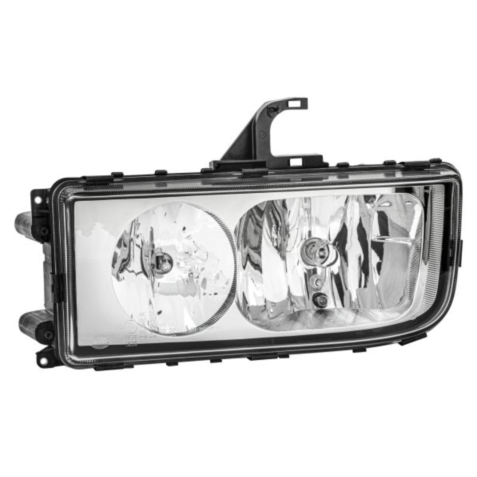 HELLA 1DB 247 011-031 Halogen Reflektor - dla m. in. Mercedes-Benz Axor II - ECE - dla ruchu prawostronnego - z lewej