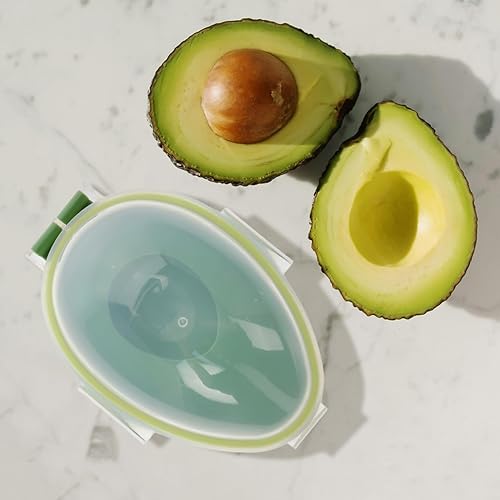 Miniatura 7 de Recipientes de almacenamiento reutilizables para guardar aguacate, conservador de aguacate, conservador fresco, crujiente, soporte individual o