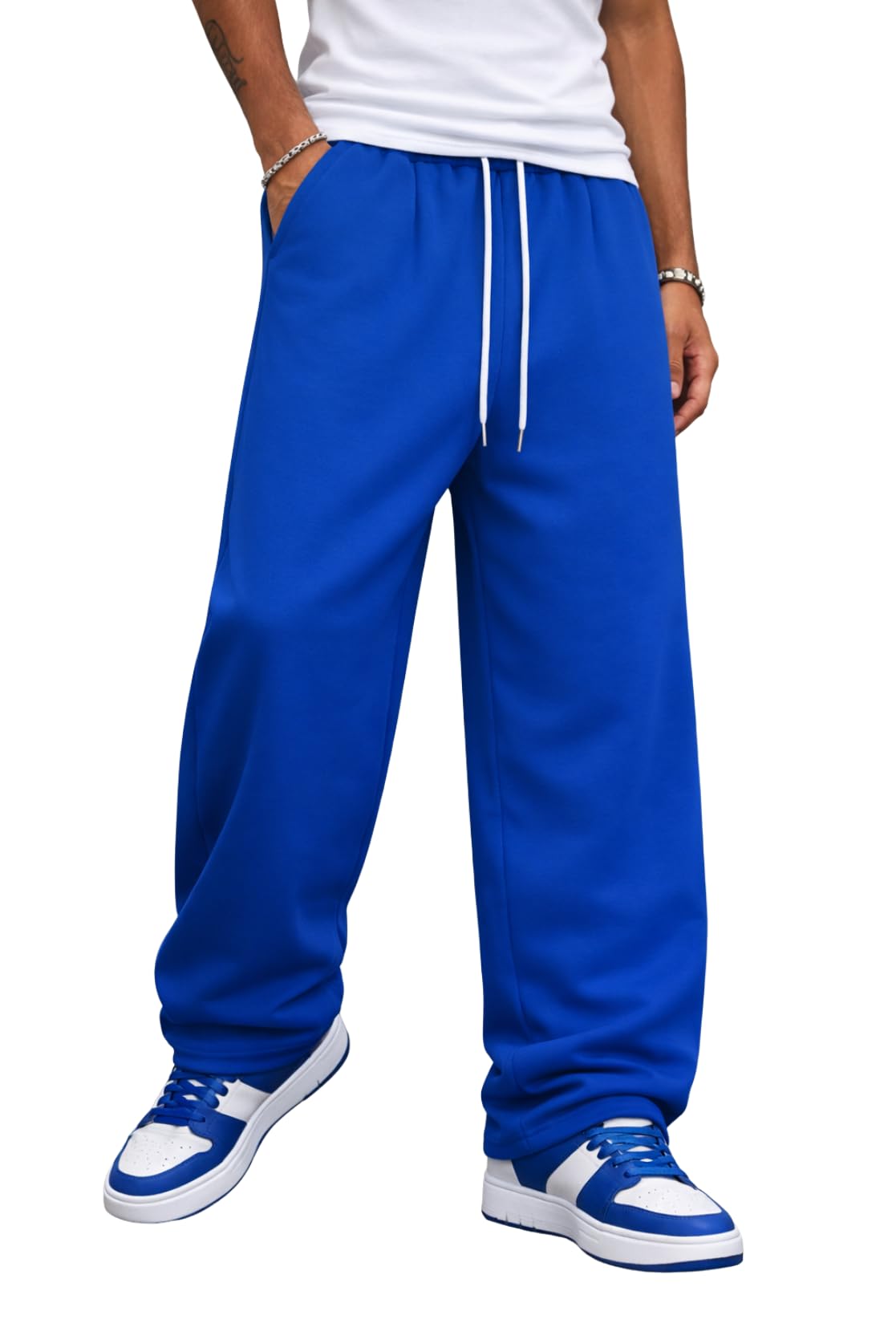rockwell Men’s Baggy Sweatpants | Cotton Terry Relaxed Fit Joggers for Men | Oversized Streetwear Track Pants | Casual Gym & Everyday Wear| 006-picture-22