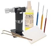 Advanced Soldering and Jewelry-Making Kit with Aquiflux Flux, Solderite Board, Torch, Titanium Picks, and Tweezers