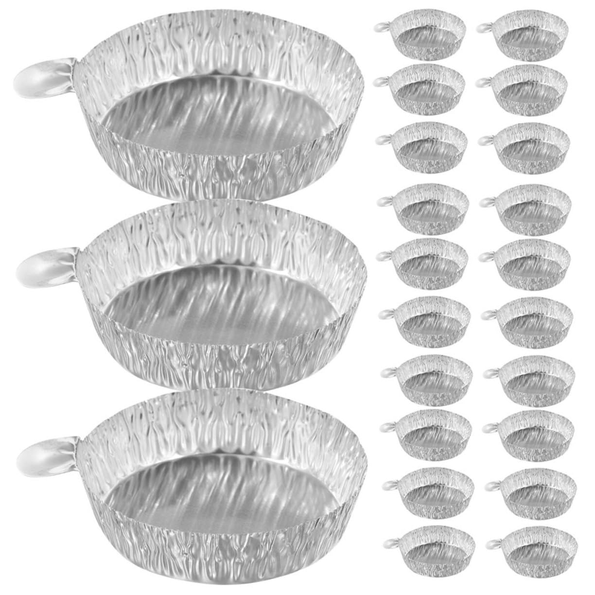Lurrose Plato De Pesaje De Pesaje De Aluminio Papel De Aluminio Platos De Pesaje De Laboratorio Bandejas De Pesaje Bandeja De Pesaje De Laboratorio Plata 100 Piezas*4