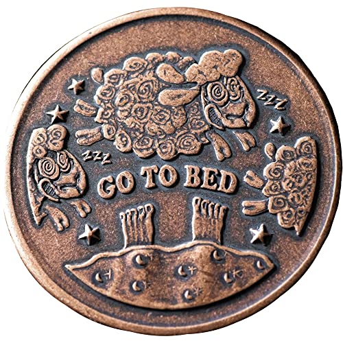 One More Episode/Go To Bed Copper Coin - 1.25" Reminder Token Gift #TOP1