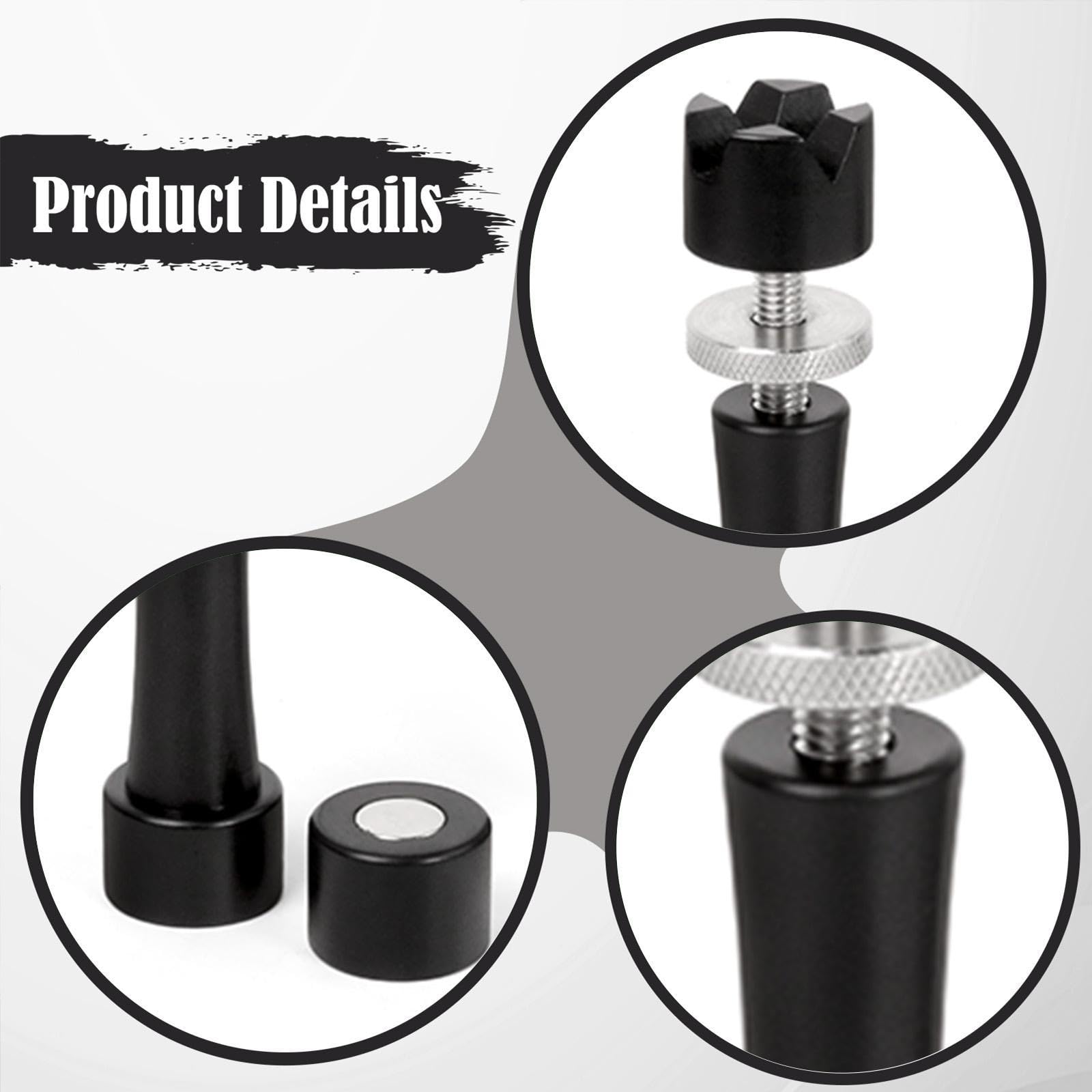 Qianly Gato de Reparación para de Guitarra Herramienta para Luthier Soporte Ajustable Accesorio Reparación de Instrumentos Adecuado para Músicos, 68 a 78 Mm
