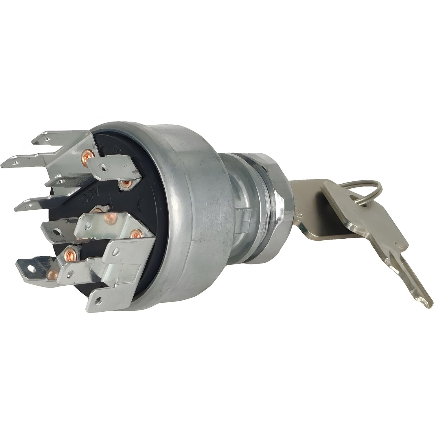 Ignition Switch w/ 2 Key 1652306C91 Compatible with International Truck 4000 Series 8000 Series 463032C91 1652307C91 577.55534 11 Pin 4 Position Acc-Off- ON/Acc-Start