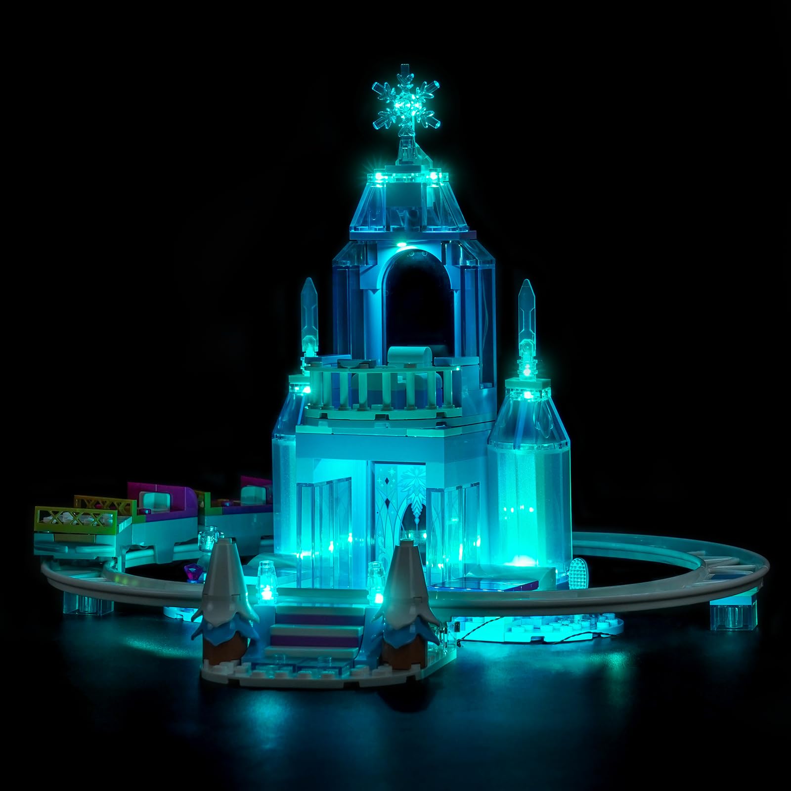 Light Kit Compatible with Lego 43281 Elsa's Ice Castle & Snow Ride Adventure (No Model) - Image 4