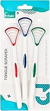 Y-Kelin Tongue Scraper 3 Colours Pack (3 Packs) | Tongue Cleaner | Tongue Nectal| Tongue Toothbrush