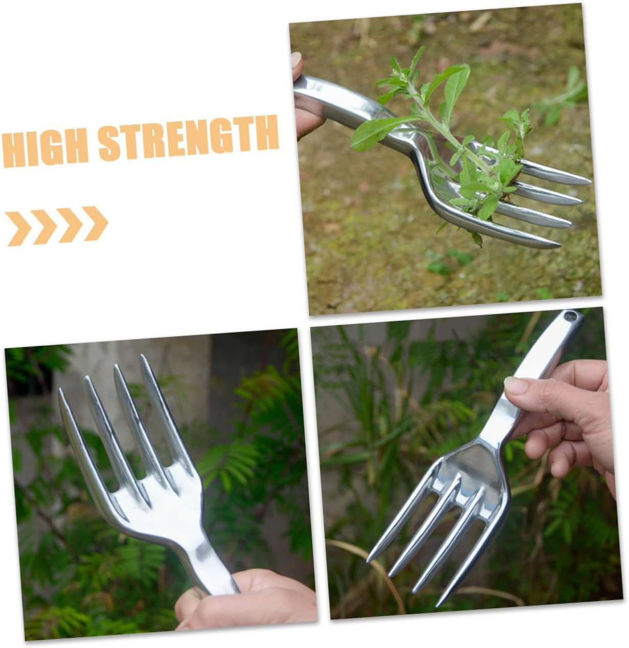 BESPORTBLE 5pcs Functional Hand Rake Tool Lightweight Aluminium Alloy Gardening Rake for Planting Soil Loosening Weeding Your Flowerbed Essential Gardening Tool for Garden