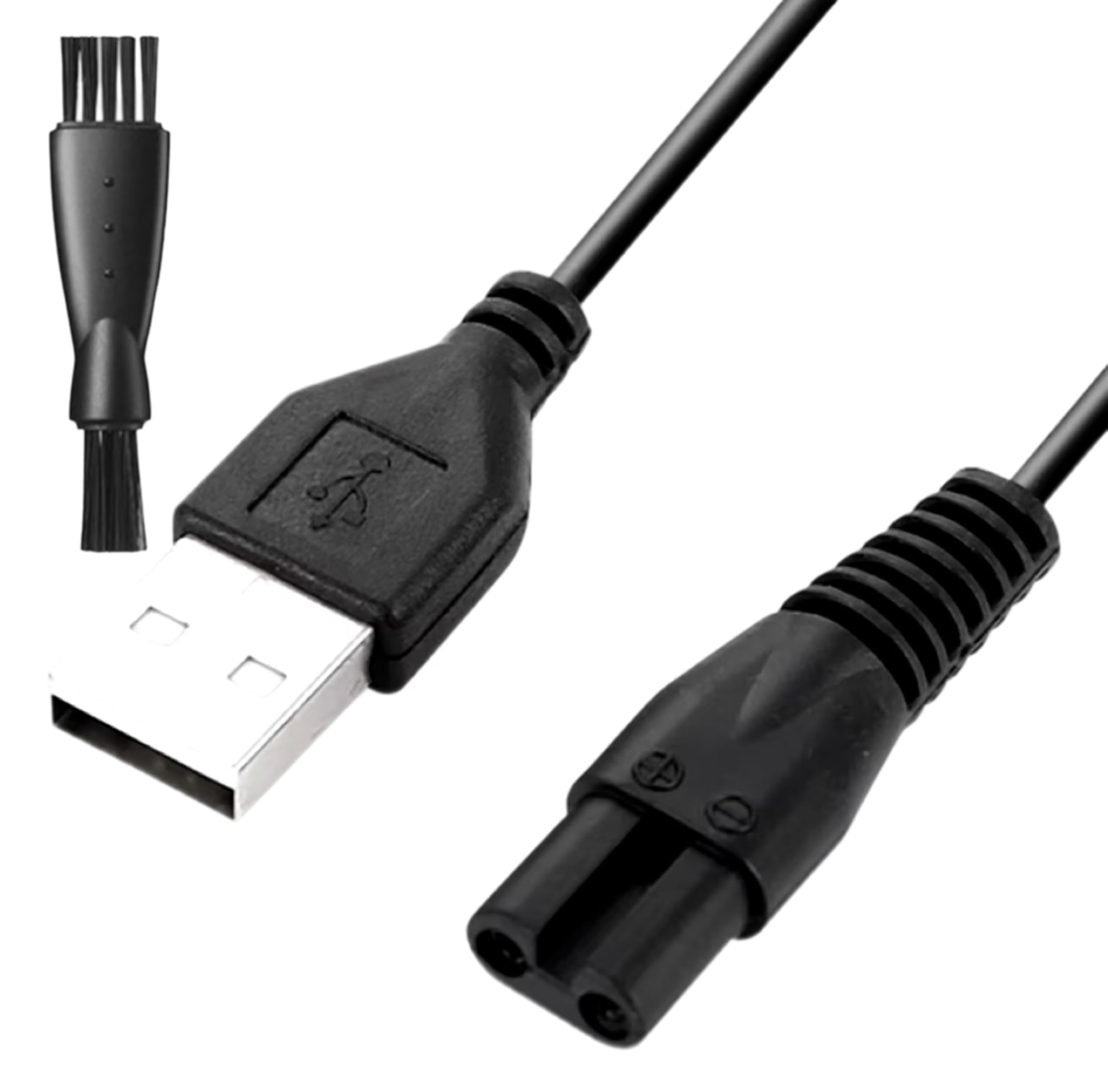 Ricambio Cavo di Ricarica USB 100cm 5V Caricabatterie per Rasoio Elettrico Meridian Grooming