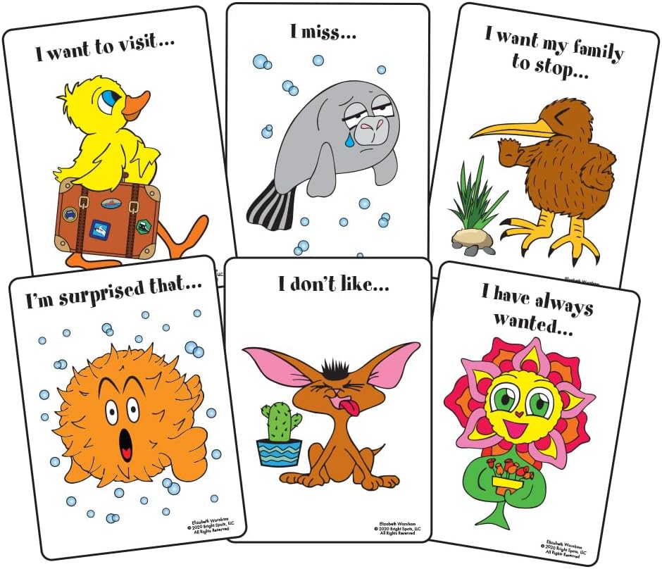 Bright Spots Thoughts and Feelings: A Sentence Completion Card Game Card Games