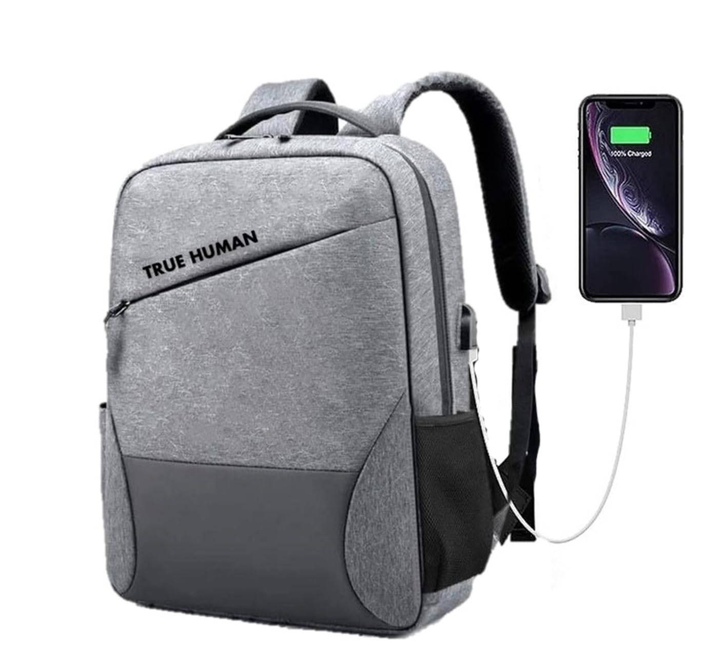 See full amazon price history chart for TRUE HUMAN ® Anti-Theft backpack With USB charging Port Laptop bag/Office bag/college bag/travel bag with anti -theft back pocket (ZAP) (grey) TRUE HUMAN ® Anti-Theft backpack With USB charging Port Laptop bag/Office bag/college bag/travel bag with anti -theft back pocket (ZAP) (grey) (B0CJMLLQ1F) Amazon Price History, Amazon Price Tracker