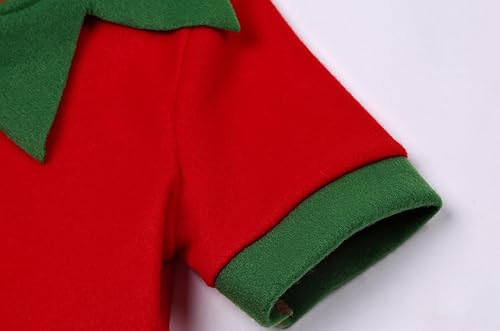 Miniatura 4 de Elf Costume for Girls Kids Christmas Elf Santa's Dress Outfit