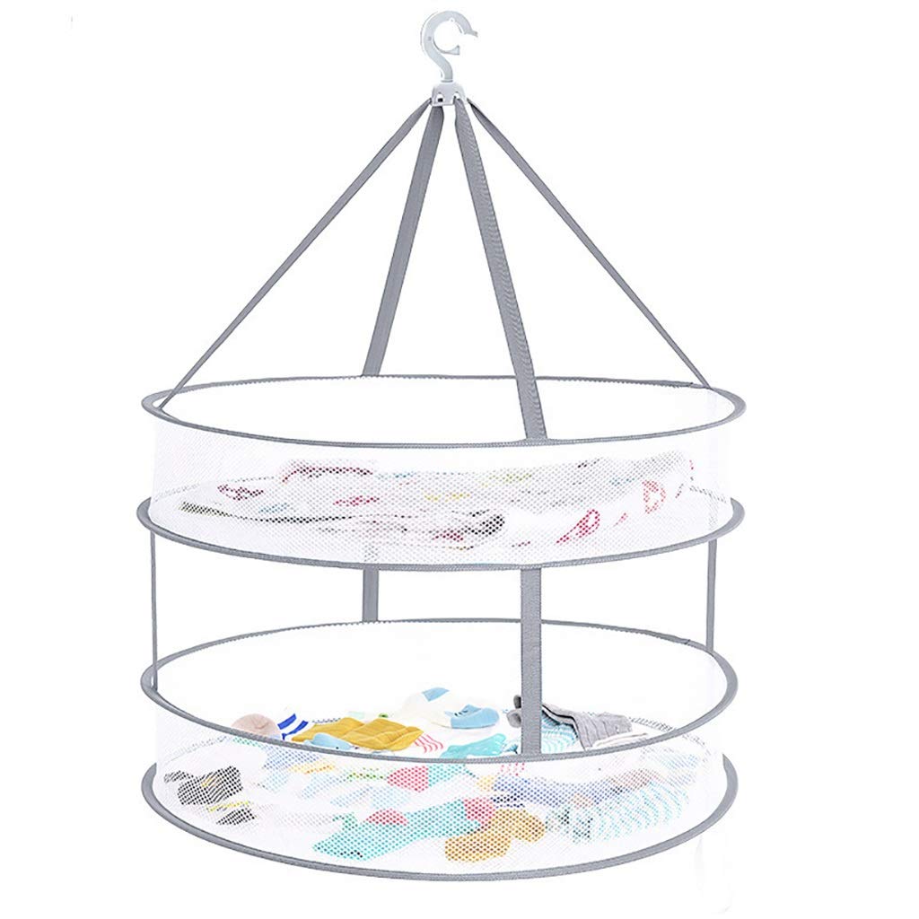 MOBYGKFY Clothes Storage Basket Dryer Drying Rack Folding Hanging Clothes Laundry Basket Dryer Sweater Home Anti-deformation Drying Net