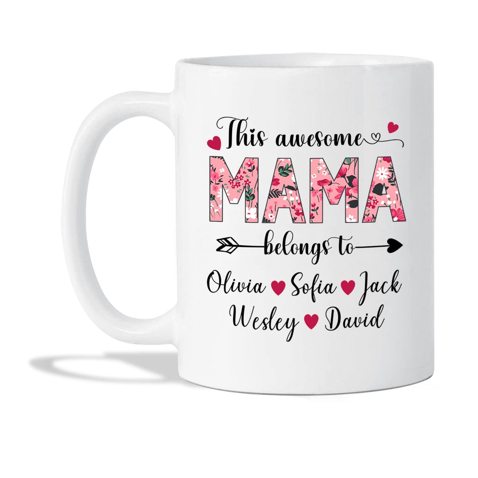 SipNBloom Taza De Café Con Texto En Inglés "Mom-Mug