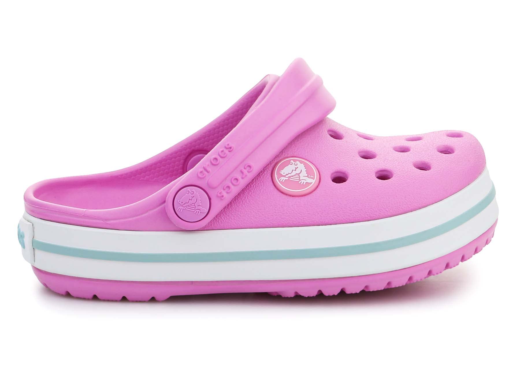 Crocs Unisex Kinder Crocband Clog T, Taffy Pink, 25/26 EU