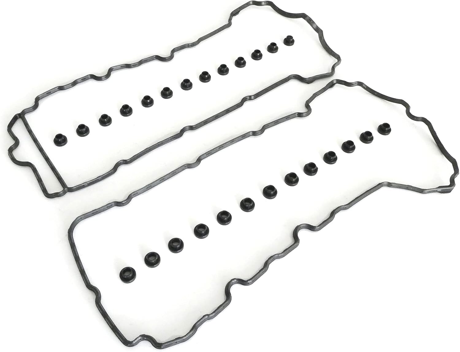 Engine Valve Cover Gasket Compatible with Buick & Cadillac & Chevrolet & GMC & Pontiac & Saturn & Suzuki Model Malibu & Grand Vitara with Engine Base 2.8L L4 3.2L, 3.6L V6 (Rep# VS50726R) - EVS50726R