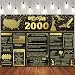 Back in 2000 Banner Backdrop 7x5ft Large Size 26th Birthday Backdrop Poster Vintage 2000 Party Background Decor Supplies Happy Birthday Sign