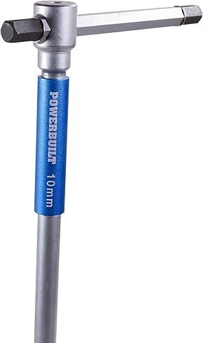 Miniatura 2 de Juego de 8 llaves hexagonales con mango en T y mangas de velocidad para acción de giro rápido mango superior deslizante para forma T o L ejes largos