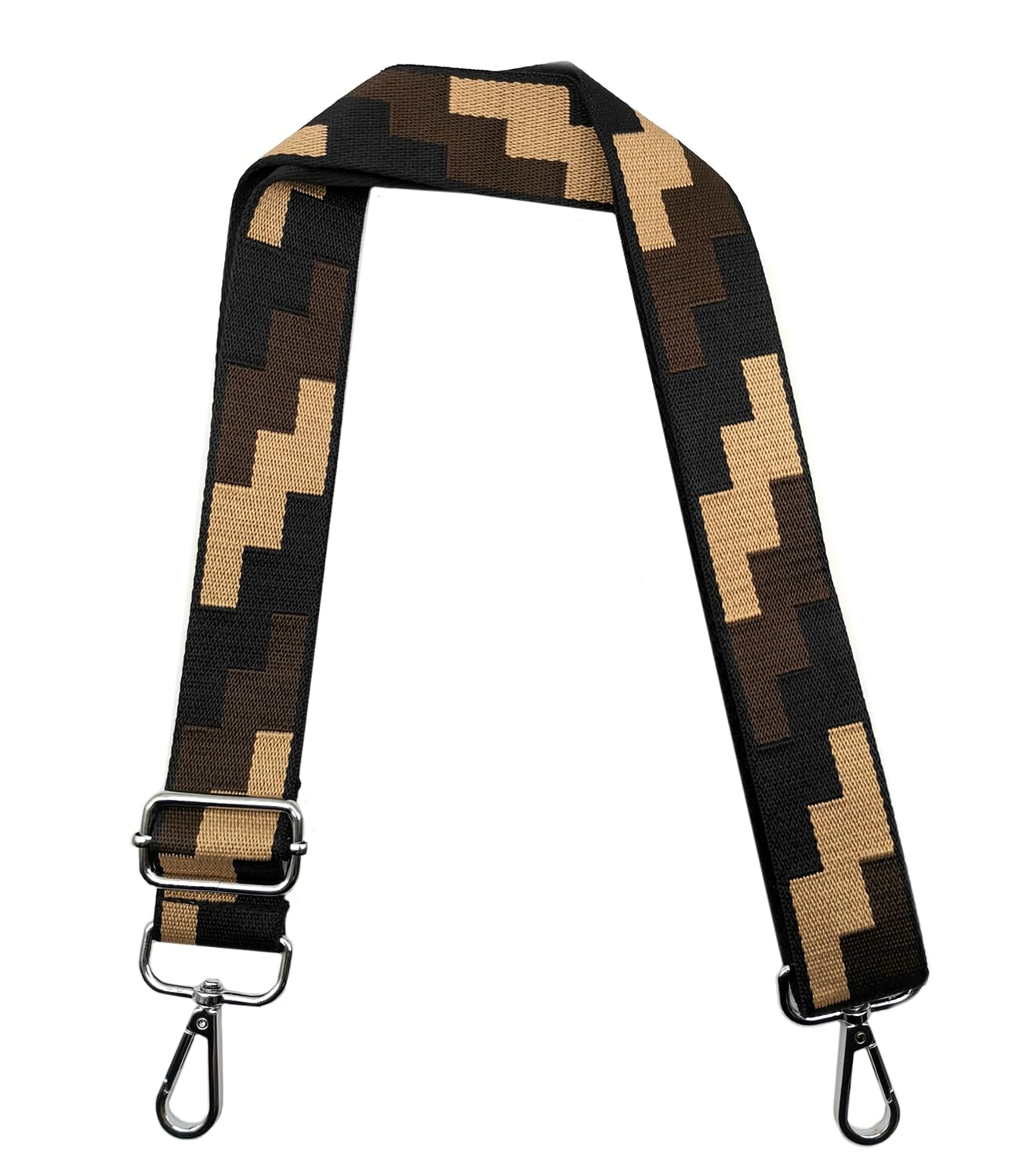 Tracolla Regolabile Per Borsa Donna - Cinghia Di Ricambio Larga 3.8cm Con Moschettoni, Colori Eleganti - Foto 3