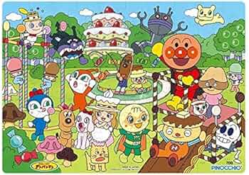 アンパンマン ジグソーパズル 16ピース SUN-6840010A アンパンマン ハッピーロッピーパズル6P かたち 6ピース