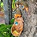 Mood Lab Tree Faces Decor Outdoor - Old Man Bird Feeder - Tree Hugger Garden Decoration - Yard Art Statues