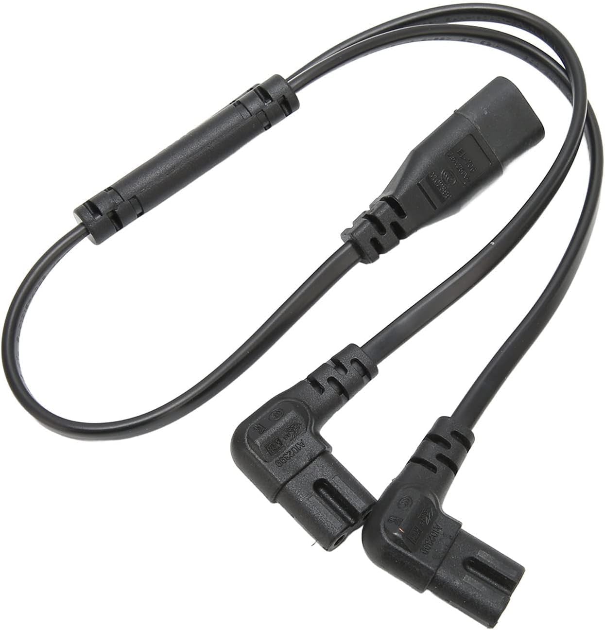 Cable Divisor De Alimentación IEC320 C8 A Doble C7 – 1 Entrada, 2 Salidas, 2.5A 250V, 1500W (Cable En Y)